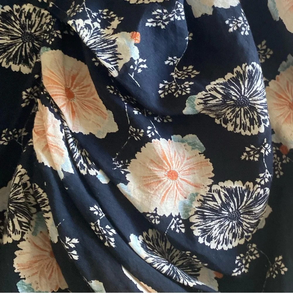 Ulla Johnson Nadya Floral Print Cotton puff sleeves